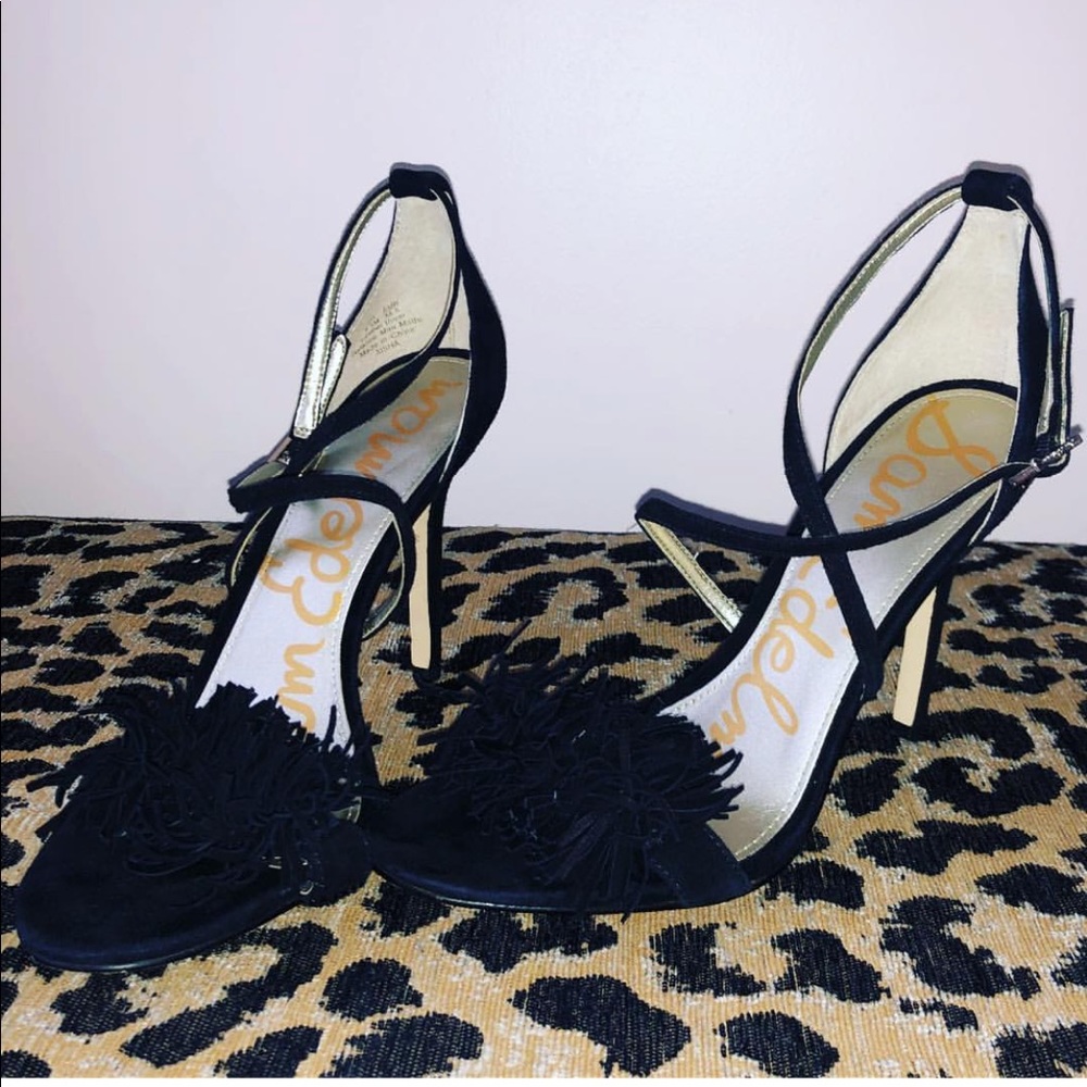 Black Sam Edelman Strappy Heels!